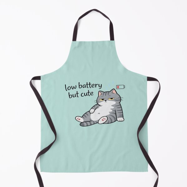 Item preview, low battery cat designed and sold by Mindworx21.