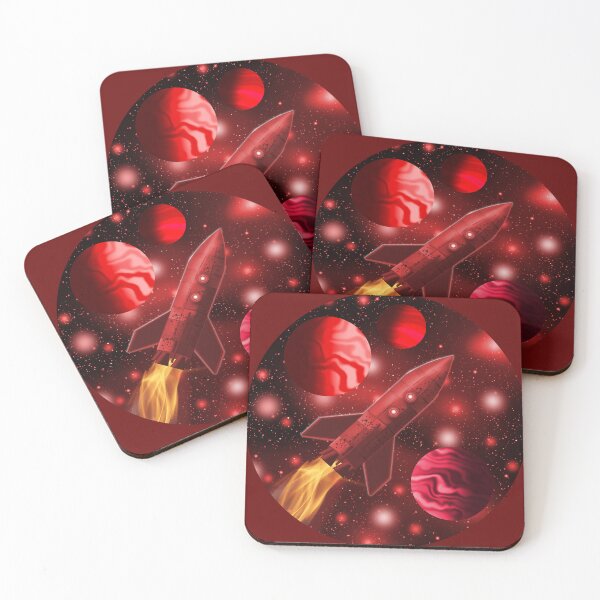 Item preview, Red Rocketship designed and sold by Andrew  Hitchen.
