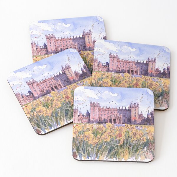 Item preview, Watercolour illustration of Drumlanrig Castle, Scotland designed and sold by davidelder.