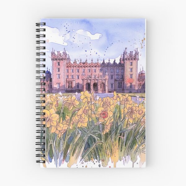 Item preview, Watercolour illustration of Drumlanrig Castle, Scotland designed and sold by davidelder.