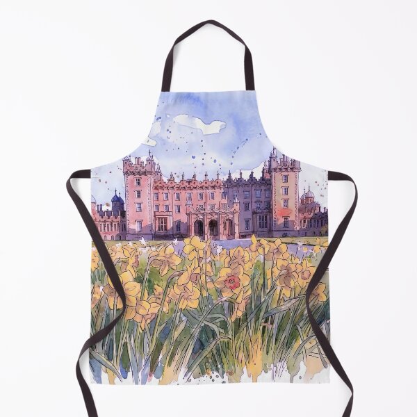 Item preview, Watercolour illustration of Drumlanrig Castle, Scotland designed and sold by davidelder.
