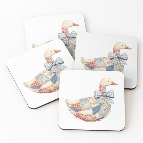 Item preview, Vintage Patchwork Duck Cottagecore Charm designed and sold by GamerGearTees.