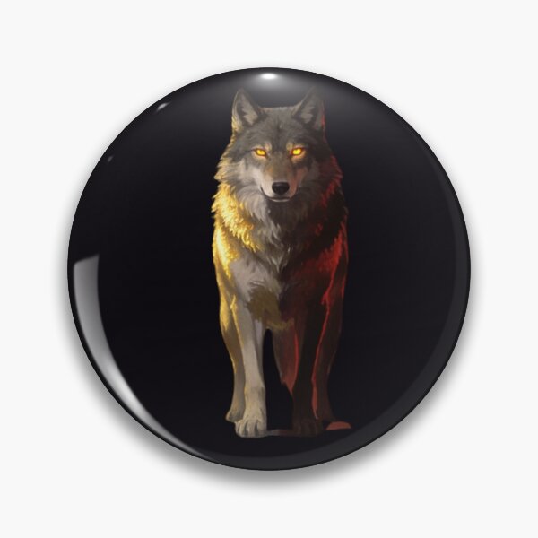 Item preview, Wolf Between Two Altars Dark Sacred Art designed and sold by GeoWhimsy Studio.