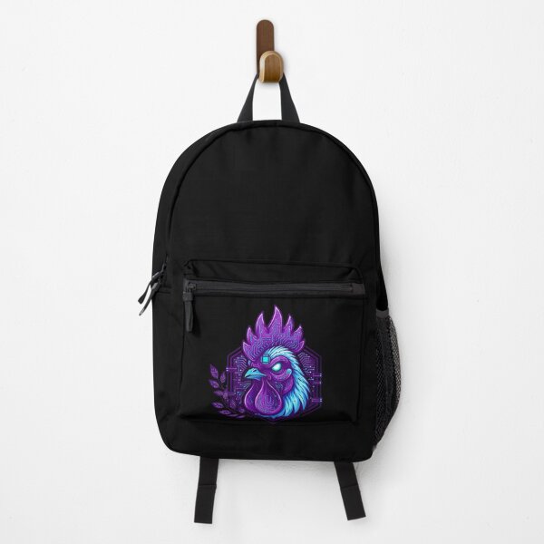 Item preview, Cyber Rooster Tech Art - Futuristic Neon Circuit Cockerel Illustration designed and sold by AbulailArt.