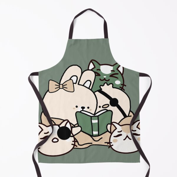 Item preview, Cozy Reading Cat Group with Bunny designed and sold by Kanniax.