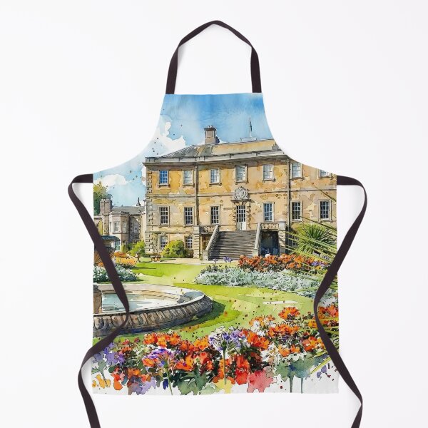 Item preview, Watercolour illustration of Haddo House, Aberdeenshire, Scotland designed and sold by davidelder.