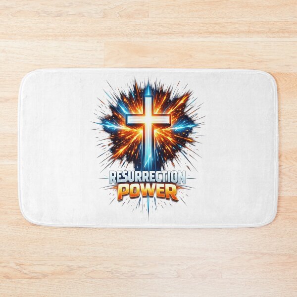 Item preview, Resurrection Power Christian Cross-Glowing Cross Faith Design, Jesus Easter Graphic, Bold Gospel Streetwear, Spiritual Victory Apparel designed and sold by Kingdom Warrior Tribe .