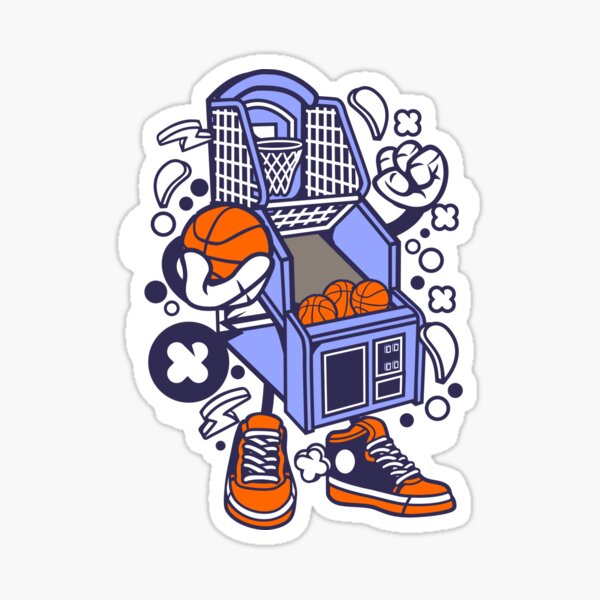 Item preview, Arcade Basketball Game cartoon designed and sold by wearitout.