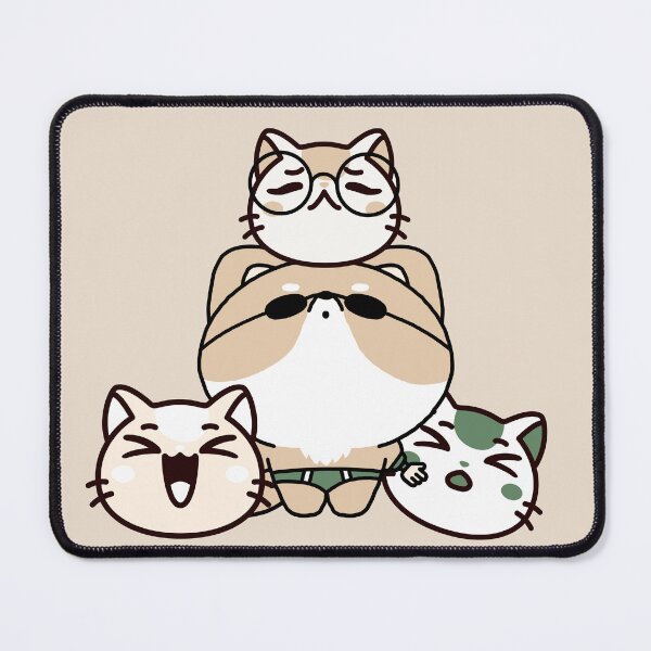Item preview, Shiba Inu Dog with Front Leg Prosthetic and Cat Friends designed and sold by Kanniax.