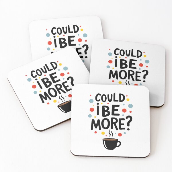 Item preview, Could I BE More? – FRIENDS Inspired Chandler Quote with Coffee | Funny Pop Culture Sticker & T‑Shirt designed and sold by Nene's design.