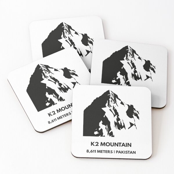 Item preview, K2 Summit - The Savage Mountain Minimalist Silhouette designed and sold by Path&Peak.
