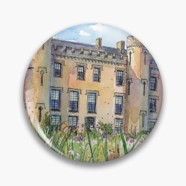 Item preview, Watercolour illustration of House of Binns, West Lothian, Scotland designed and sold by davidelder.