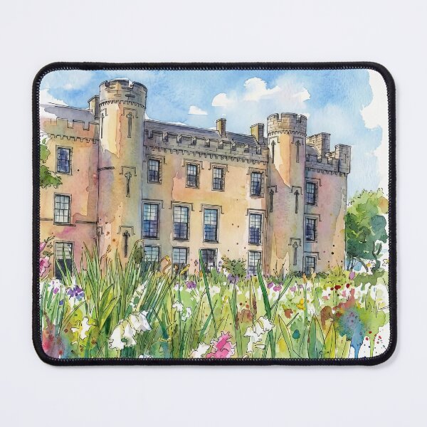 Item preview, Watercolour illustration of House of Binns, West Lothian, Scotland designed and sold by davidelder.