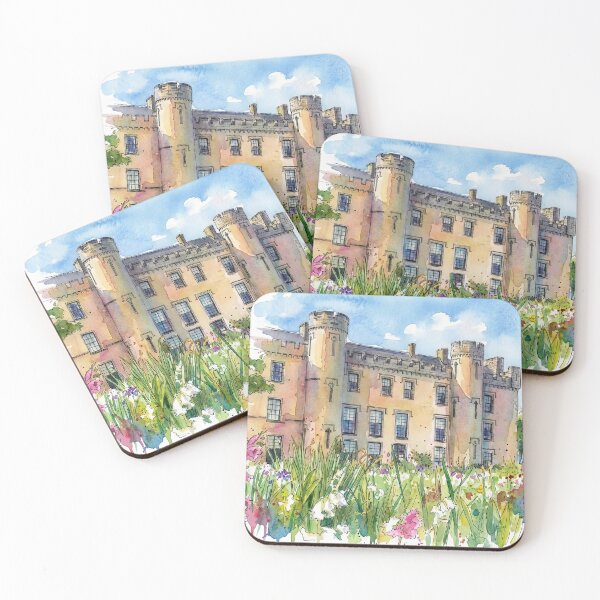 Item preview, Watercolour illustration of House of Binns, West Lothian, Scotland designed and sold by davidelder.