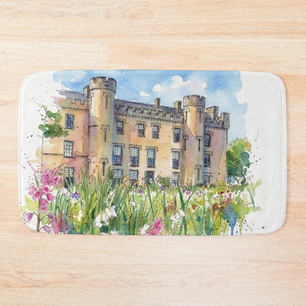 Item preview, Watercolour illustration of House of Binns, West Lothian, Scotland designed and sold by davidelder.