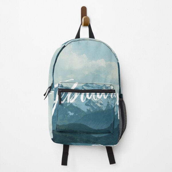 Item preview, February Mountain Landscape designed and sold by TinyWarmThing.