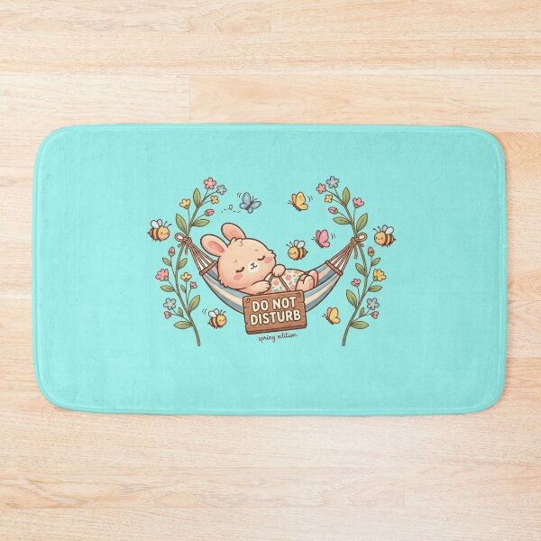 Item preview, Do Not Disturb Cute Bunny Spring Edition Introvert Aesthetic Design designed and sold by Quiet Mode Studio.