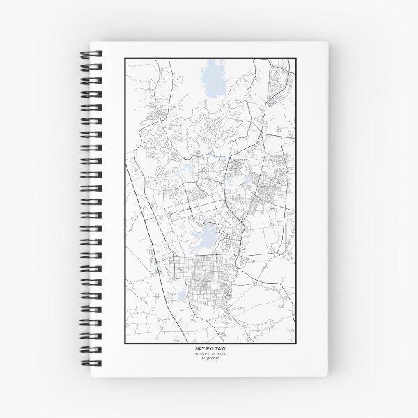 Item preview, Naypyidaw City Line Art Vertical designed and sold by DrawMeACity.