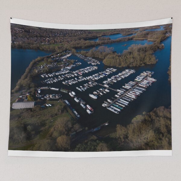 Item preview, Aerial View of Thames and Kennet Marina, Reading United Kingdom designed and sold by Ryan  Ten.