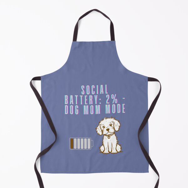 Item preview, Social Battery 2% Dog Mode Funny Introvert Puppy Design Cute Low Energy Humor. designed and sold by LunaPrintCo.