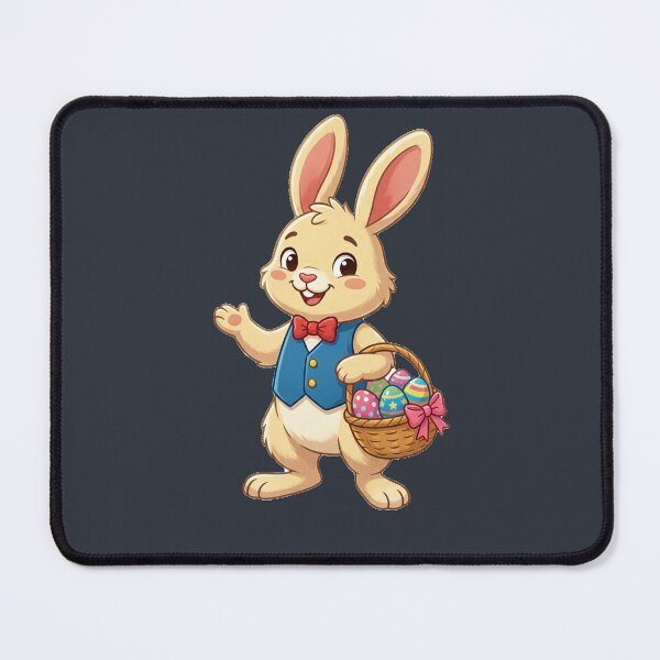 Item preview, Dapper Easter Bunny with Egg Basket.  designed and sold by digitalbob60.