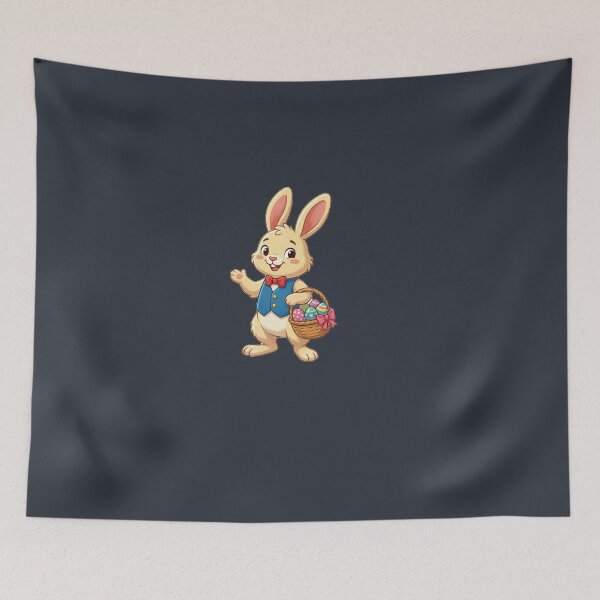 Item preview, Dapper Easter Bunny with Egg Basket.  designed and sold by digitalbob60.