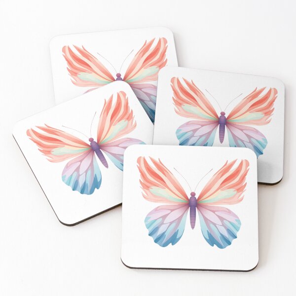 Item preview, Pastel Flame Butterfly – Soft Gradient Watercolor Aesthetic Design designed and sold by DreamelleStudio.