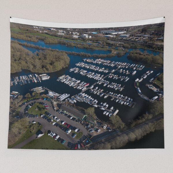 Item preview, Aerial View of Thames and Kennet Marina, Reading United Kingdom designed and sold by Ryan  Ten.