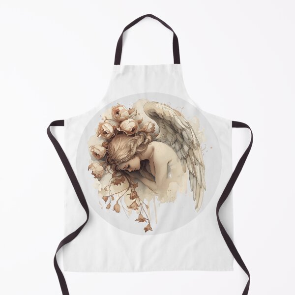 Item preview, Fallen angel and peonies watercolors designed and sold by uunaa.
