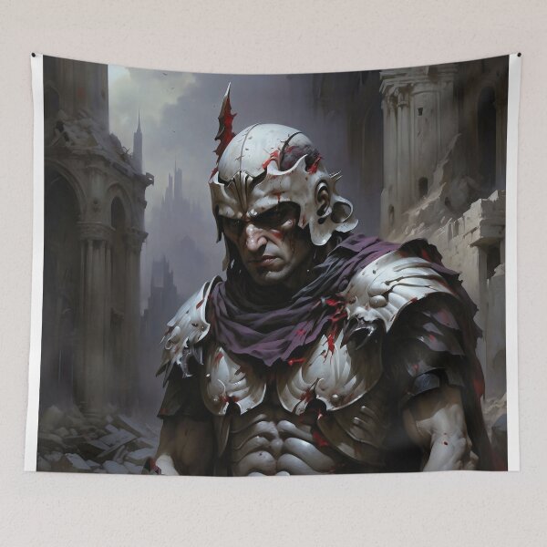 Item preview, Battle Worn Dark Fantasy Emperor Portrait designed and sold by DarkHolyQueen.