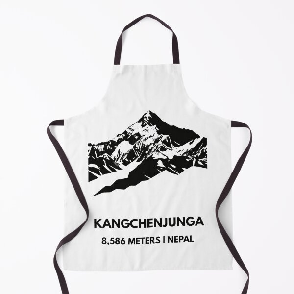 Item preview, Kangchenjunga Summit - Five Treasures of Snow Minimalist Silhouette designed and sold by Path&Peak.