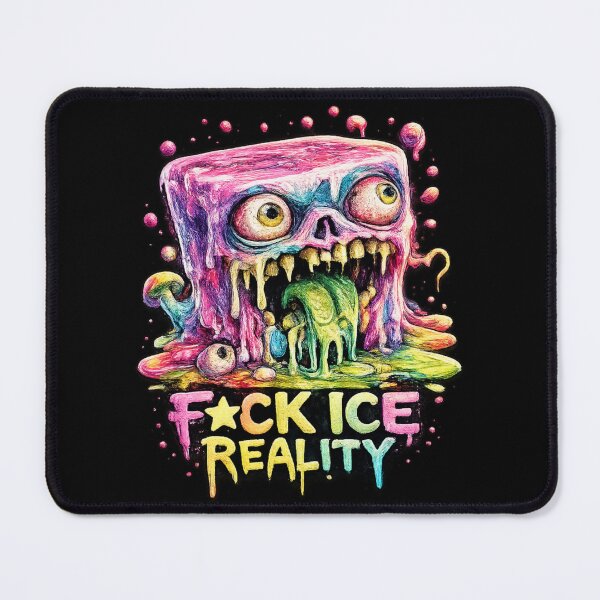 Item preview, F*ck Ice Reality Melting Skull – Trippy Horror Ice Cube Design designed and sold by MariDonna.