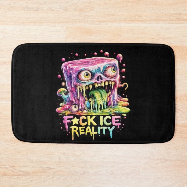 Item preview, F*ck Ice Reality Melting Skull – Trippy Horror Ice Cube Design designed and sold by MariDonna.