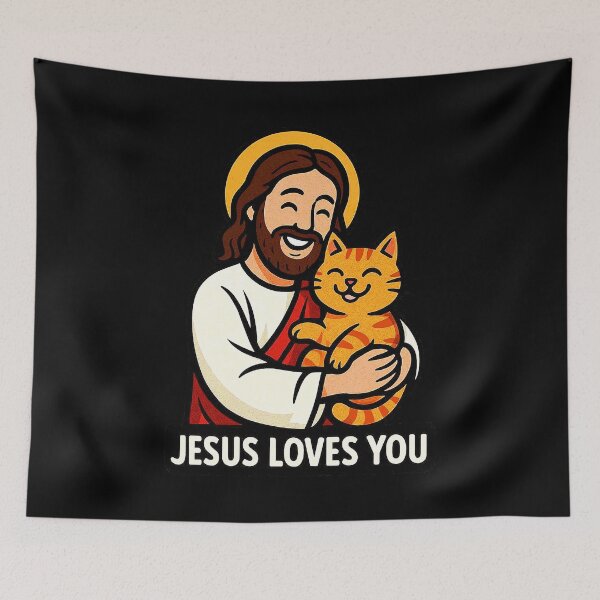 Item preview, Jesus Loves You designed and sold by plushism.