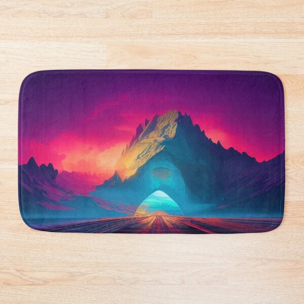 Item preview, A surreal neon path into another world full of light, color, and mysterious energy. designed and sold by FotoworldEdel.