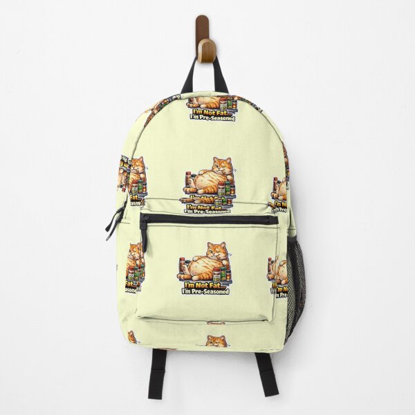 Item preview, Funny Fat Cat Pre-Seasoned Chubby Cat Lover Gift designed and sold by Gentlestate.
