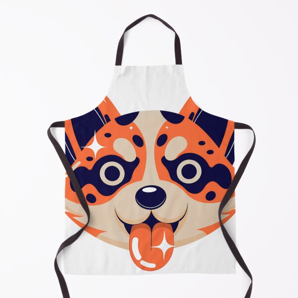 Item preview, Cute Corgi Y2K Head Sticker designed and sold by Bionson Art.