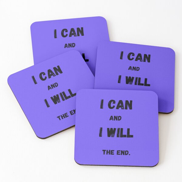 Item preview, I can and I will designed and sold by AlignedThreads.