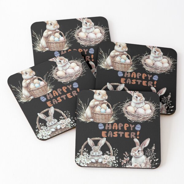 Item preview, Happ Easter bunny and easter eggs  designed and sold by Palmtree94.