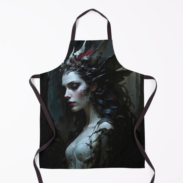 Item preview, Dark Forest Fairy in Bone Crown Portrait designed and sold by DarkHolyQueen.