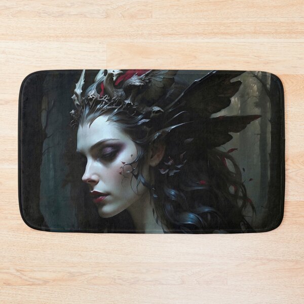 Item preview, Dark Forest Fairy in Bone Crown Portrait designed and sold by DarkHolyQueen.