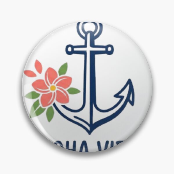 Item preview, Aloha Vibes Anchor Floral Marine Minimalist Tropical designed and sold by Fertous.