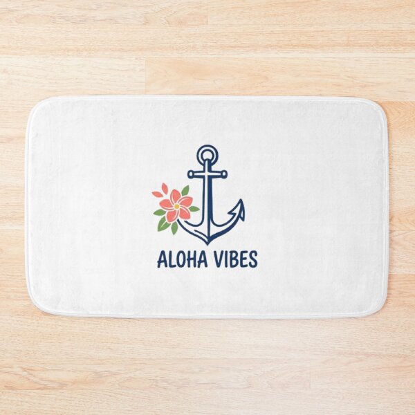 Item preview, Aloha Vibes Anchor Floral Marine Minimalist Tropical designed and sold by Fertous.