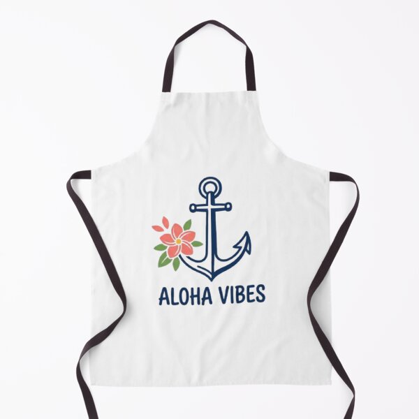 Item preview, Aloha Vibes Anchor Floral Marine Minimalist Tropical designed and sold by Fertous.