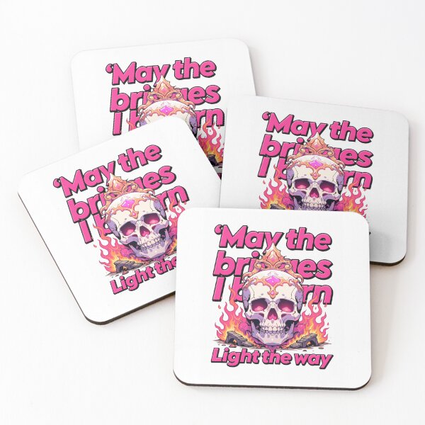 Item preview, May The Bridges I Burn Light The Way Motivational Quote designed and sold by SkeletonsDanger.