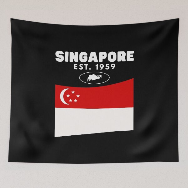 Item preview, Singapore flag designed and sold by Peerless-Prime.