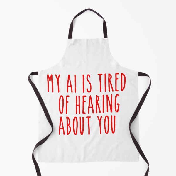 Item preview, Tired AI About You - Funny Relatable Overthinker designed and sold by Mdozet.
