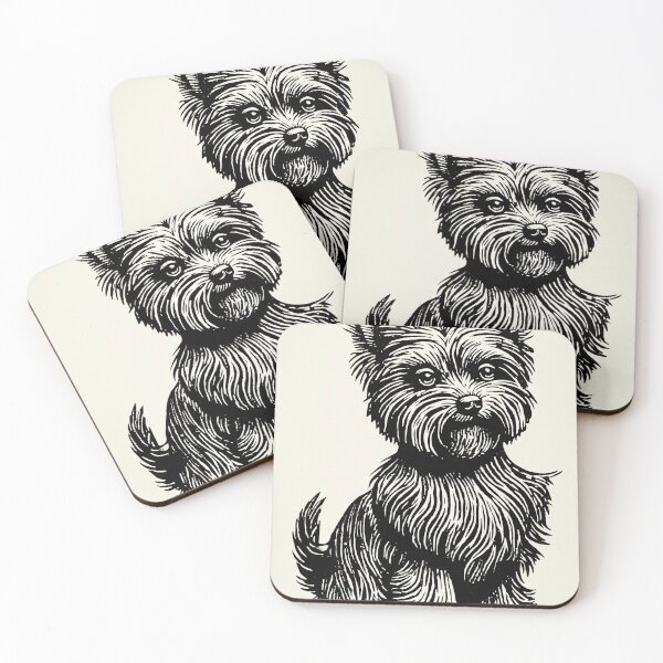 Item preview, Charming Yorkshire Terrier Sketch designed and sold by lautir.