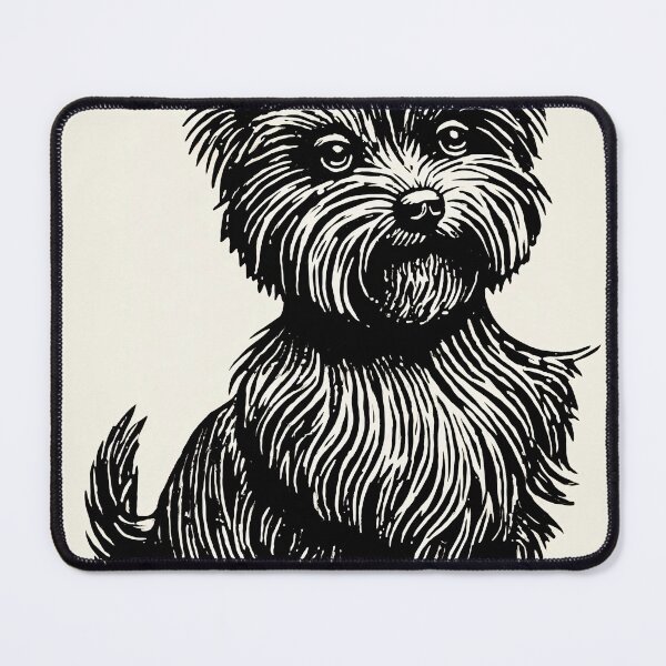 Item preview, Charming Yorkshire Terrier Sketch designed and sold by lautir.