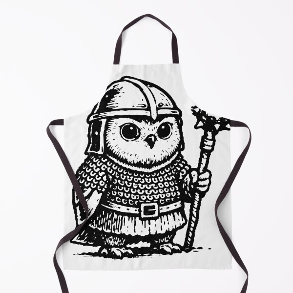 Item preview, Cute Owl Knight Medieval Fantasy designed and sold by TaborDesign.